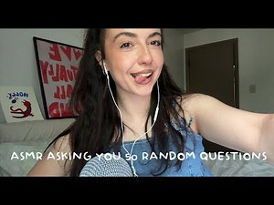 ASMR asking you 50 random questions | Personal Attention