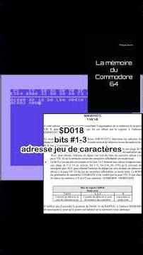La minute C64, lettres majuscules et minuscules #commodore64 #6502 #retro #assembly
