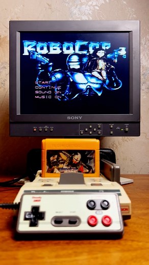 377K views · 4.6K reactions | Поринаємо у світ RoboCop 3 та слухаємо легендарну 8-бітну мелодію, яку впізнає кожен фанат ретро-ігор. У цьому відео — ностальгія, атмосфера та справжній олдскул! Хештеги: #RoboCop3 #8bitMusic #RetroGames #NES #Dendy #РетроМузика #OldschoolGaming #Ностальгія | Volodymyr Sapon | Facebook