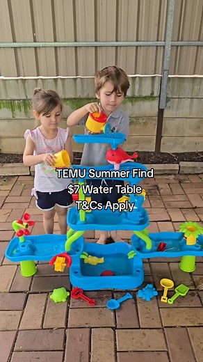 Family Fun with TEMU Water Table for Kids