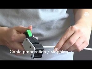 How to assemble the HUBER+SUHNER field terminable Eacon microwave cable?