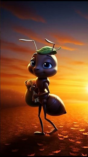 The Ant and the Grasshopper – Spring Dance of Friendship | Kids Story #shortvideo