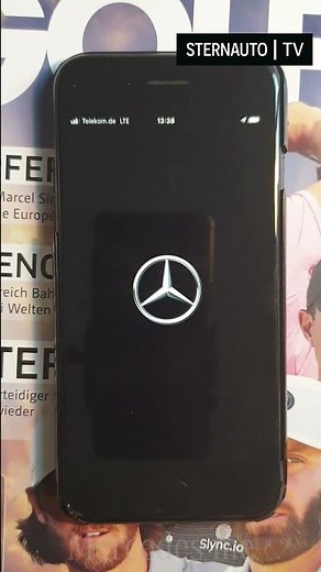 Mercedes me - Ziel vom Smartphone an das Fahrzeug senden