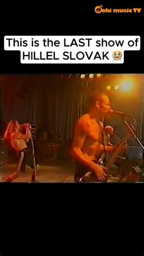 The last moments with Hillel on stage 😭 #rhcp #hillelslovak #netflix #redhotchilipeppers