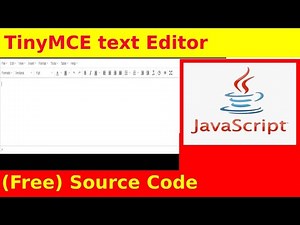 Ep72 - How to use tinymce editor - Source Code