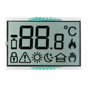 [Hot Item] Tn Monochrome Digit Segment LCD for Non-Contact Thermometer