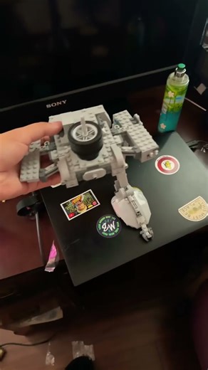 My first ucs - building with the knight - ucs at-st 75417 #lego #starwars #fyp