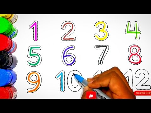 Counting 1 to 10 and Colors for Kids 🌈🔢 Learn Numbers and Color Names Preschool Learning Video