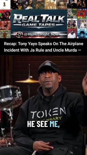 Yusuf Sahin on Instagram: "Recap: Tony Yayo's Statement on the Airplane Incident Between Ja Rule, Uncle Murda and him. Credit: @VladTV / @tmz_tv #HipHopNews #TonyYayo #JaRule #UncleMurda #AirplaneIncident"