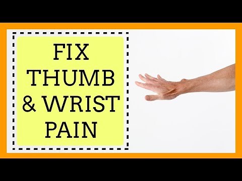 Thumb/Wrist Pain Relief: How to Fix de Quervain's Tenosynovitis (Texting Thumb)