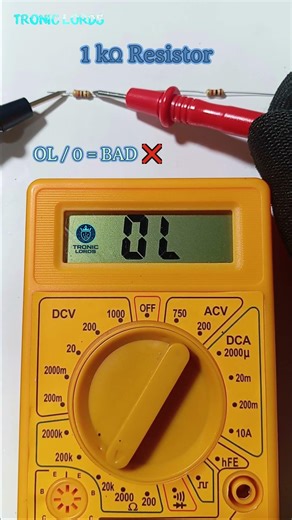 How to Test a Resistor with a Digital Multimeter | Beginner Electronics Tutorial 🔥 #electronics