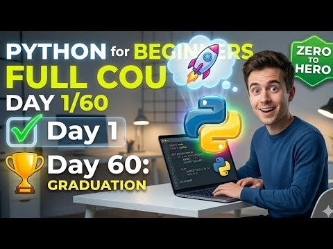 How to start Python for btech student Beginners in step by step guide|Day 1 of 60 🚀 zero to hero