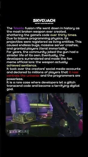 The glitch that became a digital god. 🟣👾 #destiny2 #bungie #destiny2memes