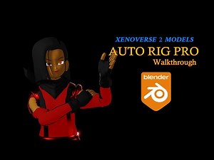 AUTO RIG PRO: W/XENOVERSE 2 MODELS in BLENDER