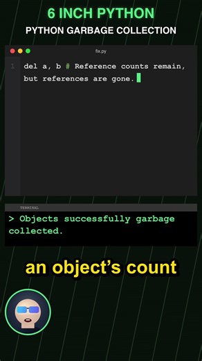 Python’s cycle collector destroys “immortal” objects. ♻️ #Python #GarbageCollection #chatgpt
