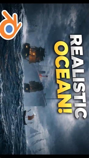 Create Ocean Scene in Blender 🌊 🔥