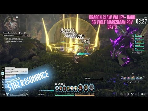 Dragon Claw Valley- Hard (56 Wolf Marksman PoV - 11300 Ability Score) | Blue Protocol Day 9