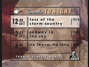 Turner Classic Movies program break (December 17, 2000)