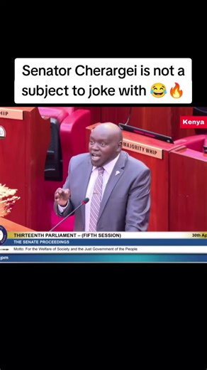 Senator Cherargei is such a vibe 😂🔥