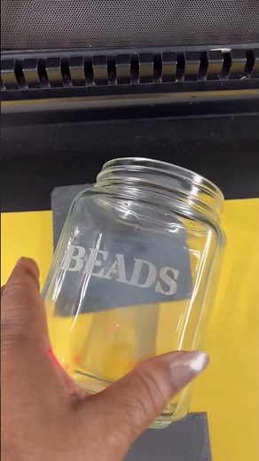 ENGRAVING ON GLASS WITH XTOOL P2S #xtoolp2s #engravingon glass