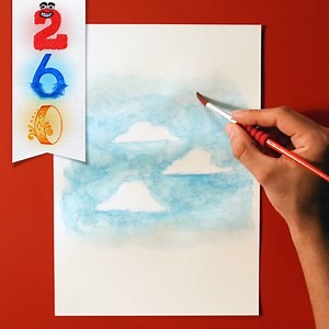 Tutorial time! According to the forecast, it's time to paint the sky - and you'll discover how to use gradients and white space to do it! ☁️ This is the sixth lesson from our Creative Classes series. Catch up on previous videos and follow our weekly tutorials to create your very own castle scene over the month of April. #FaberCastell260 #FaberCastellAustralia #FaberCastell | Faber-Castell