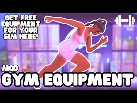 The BEST Gym Equipment Mod! | The Sims 4