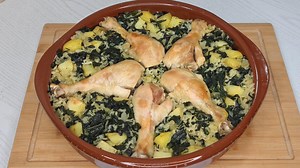 106K views · 655 reactions | This is my favorite recipe! Rice with chicken and spinach is simply amazing | Mr Chef | Facebook