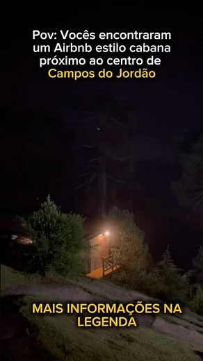 Cabana perto do centro em Campos do Jordão 😳🏔️
