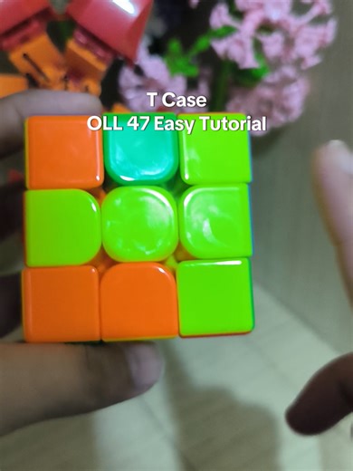 Easy OLL 47 T Case Tutorial for Rubik's Cube Beginners