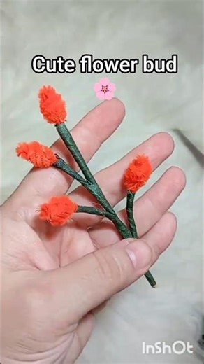 Pipe Cleaner Flower Bud 🌸 Easy DIY