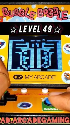 Bubble Bobble Level 49 - My Arcade Micro Player