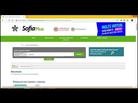 Como registrarse a un curso virtual del SENA - SOFIA PLUS? Sin códigos (Bolsa nacional)