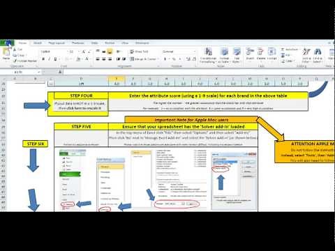 How to Use the MDS Perceptual Map Template