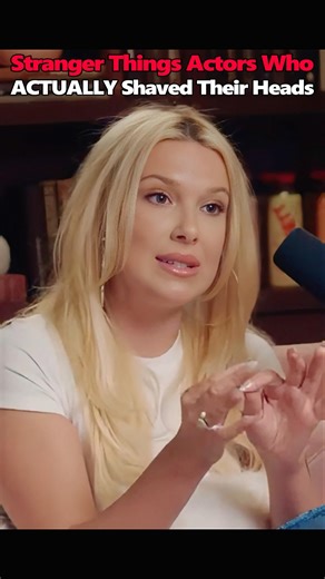 3 Stranger Things Actors Who ACTUALLY Shaved Their Heads ✂️🤯 #StrangerThings #StrangerThings5