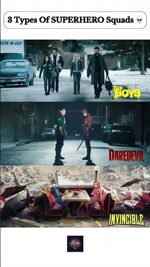 The Boys vs Daredevil vs Invincible 💀 #TheBoys #Marvel
