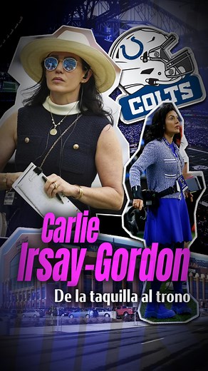 Hay nombres que se heredan. Pero los legados… se conquistan. Carlie Irsay-Gordon no llegó a los Colts por apellido, sino por mérito. De las taquillas al mando, construyó su lugar paso a paso. Hoy, bajo su liderazgo, los Potros de Indianápolis son uno de los equipos más fuertes de la NFL. Porque cuando una mujer lidera con pasión, el éxito deja de ser herencia… y se convierte en historia. | Luis García Postigo