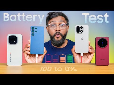 Samsung vs OnePlus vs vivo vs iQOO - Battery Fight !