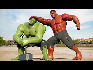 The Avengers - Hulk vs Red Hulk Best Scene - Transformers The Last Knight | Only Action [4K]