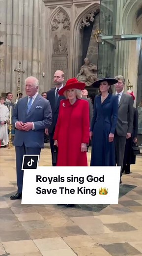 Royals Perform 'God Save The King' at Commonwealth Service