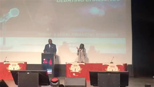 Debate... The Bank of Namibia 2025 Tertiary Institutions Debating Challenge has kicked off at National Theatre of Namibia, Windhoek. Participating teams are NUST, UNAM, IUM and Triumpant College. IUM and NUST are debating the first round while UNAM and Triumpant will debate in the second round. Video: Kaviveterue Virere | New Era Newspaper