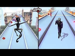 Miraculous Ladybug e Chat Noir 🐞 It’s time to battle, run & jump: LADY NOIR Vs HAWK MOTH!