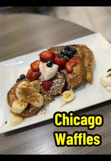 Third time back in two months to @Chicago Waffles 🧇 • I really enjoy their food and love their breakfast sandwich with the waffle fries, I would eat it every day! • If you have not checked out a Chicago Waffles they have a locations in the South Loop, West Loop, Willowbrook, Oak Park, and now Lincoln Square! • Let me know if you have checked it out or plan on it! • #chicago #chicagobreakfast #chicagobrunch #chicagosuburbs #chicagoland