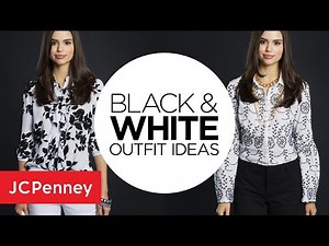 Black and White Outfit Ideas: Day to Night Monochrome Lookbook | JCPenney