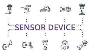 Sensor devices detecting various inputs, including smoke, alcohol,...