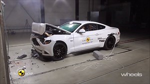 The Ford Mustang GT has been labelled unsafe following a dismal two-star independent crash test result | Wheels