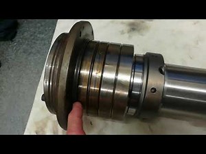 CNC Lathe Rebuild. Spindle Bearings ????