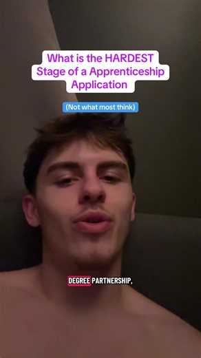 What is the hardest stage of a degree apprenticeship application? #fyp #student #apprentice #CV #jobapplication