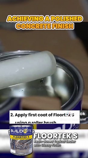 Buildrite’s Floortek S is a clear, colorless, low-viscosity topical sealer for concrete, masonry, and brickwork surfaces. It is a blend of special resins in aromatic solvents, which improves external weathering, abrasion resistance, and impermeability of the substrate. Furthermore, it is resistant to oil, water, salt, fuel, coffee, dust, and other types of stains. #diy #flooring #interior #architect #house #design #home #decoration #floorcoating #contractor