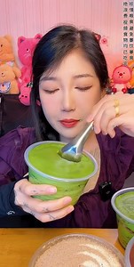 372K views · 6.7K reactions | Matcha Cream Cake Matcha Mochi | Satisfying Asmr Videos | Jiao Asmr | Jiao Asmr | Facebook