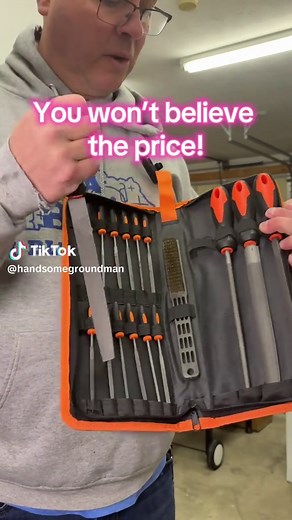 🛠️ The Ultimate DIY Hand File Set! 🔹 19-Piece Industrial Kit — Flat, Triangular, Half-Round & Round Files 🧰 Includes 14 Needle Files, Tote Bag, Gloves & Sandpaper From @Heydake 🌲 Perfect for Wood, Metal, Models & Polishing 🎁 Ideal Gift for Makers, Hobbyists & DIY Enthusiasts 💡 Durable, Precise & Ready for Every Project 🚚 FREE Shipping #handfiles #woodwork #woodworking #tools